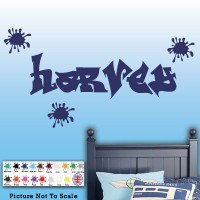 Personalised Graffiti Name - Wall Sticker, Art, Boys, Girls Bedroom, Decal   191546946354